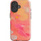Colored Finger Paint iPhone 16 Plus Impact Case